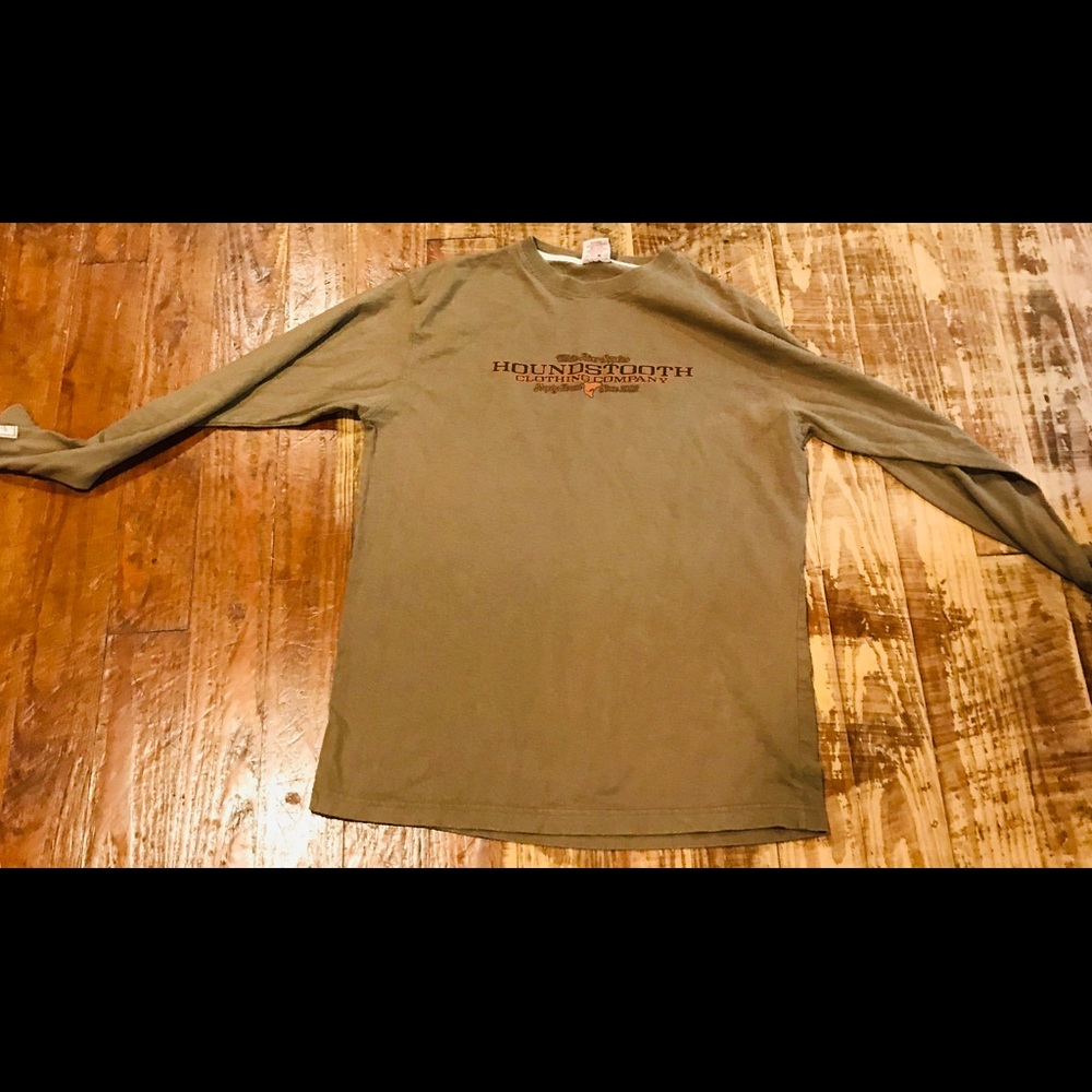 Houndstooth Fayettechill LS T-shirt Size Large